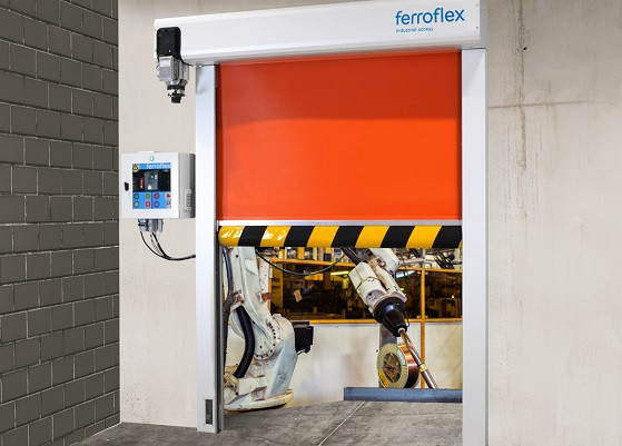 Puerta automatizada ferroflex